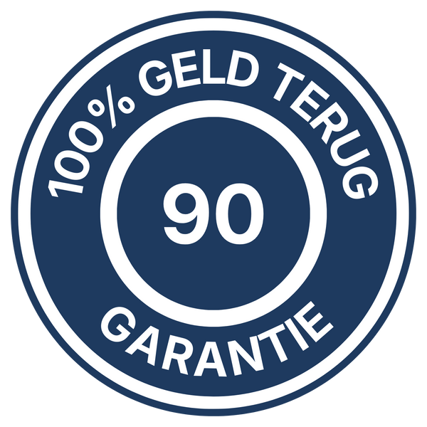 100% GELD TERUG 90 GARANTIE