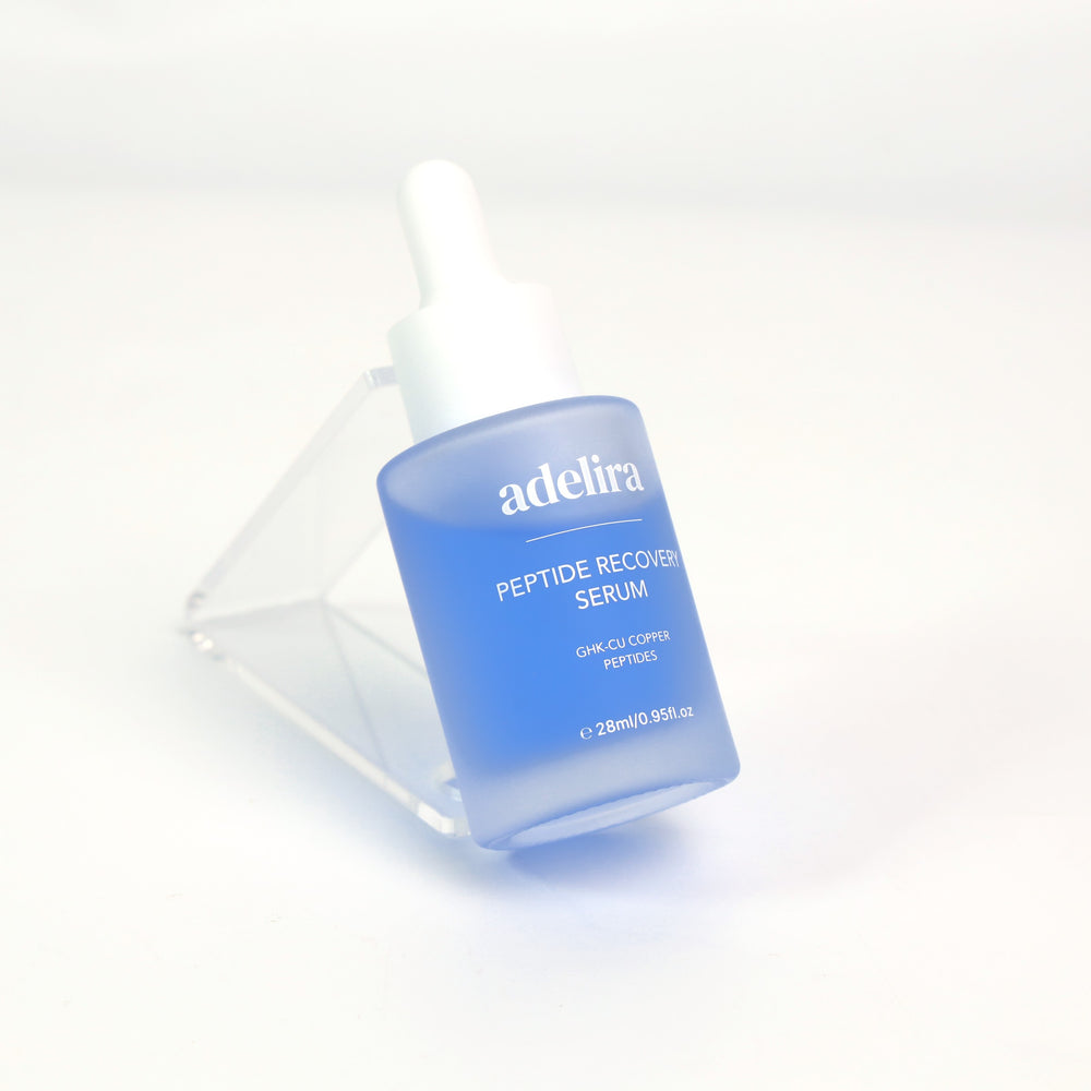 Peptide Recovery Serum macro door het glas
